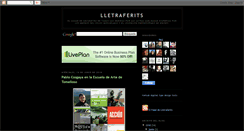 Desktop Screenshot of lletraorama.blogspot.com