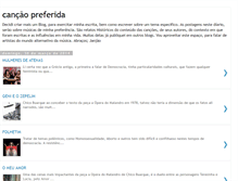 Tablet Screenshot of cancaopreferida.blogspot.com