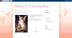 Desktop Screenshot of mickeyjsforwardsblog.blogspot.com