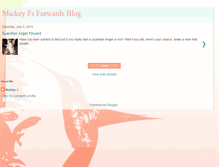 Tablet Screenshot of mickeyjsforwardsblog.blogspot.com
