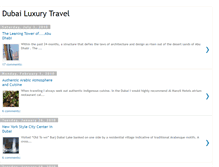 Tablet Screenshot of dubailuxurytravel.blogspot.com