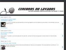 Tablet Screenshot of cerebrosnolavados.blogspot.com