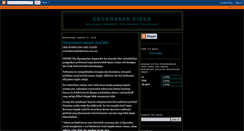Desktop Screenshot of keganasansiber.blogspot.com