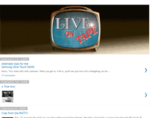 Tablet Screenshot of liveontape-tv.blogspot.com