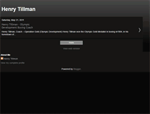 Tablet Screenshot of henrydtillman.blogspot.com