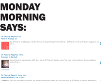 Tablet Screenshot of mondaymorningsayszine.blogspot.com