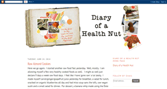 Desktop Screenshot of diaryofahealthnut.blogspot.com
