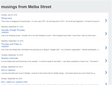 Tablet Screenshot of musingsfrommelbast.blogspot.com