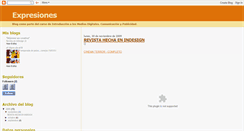 Desktop Screenshot of expresionesworld.blogspot.com