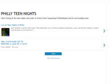 Tablet Screenshot of phillyteennights.blogspot.com