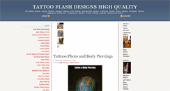Desktop Screenshot of flash-tattoos.blogspot.com