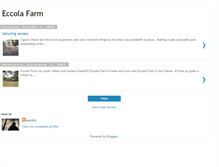 Tablet Screenshot of eccolafarm.blogspot.com