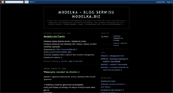 Desktop Screenshot of modelka.blogspot.com