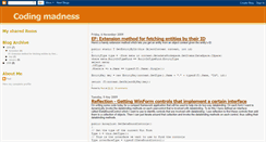 Desktop Screenshot of codingmadness.blogspot.com