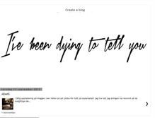 Tablet Screenshot of dying-totellyou.blogspot.com