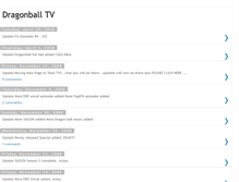 Tablet Screenshot of dragonballtvs.blogspot.com