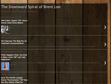 Tablet Screenshot of downwardbrentlee.blogspot.com
