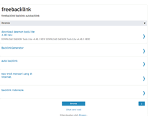 Tablet Screenshot of freebacklinkgratiss.blogspot.com