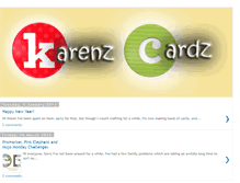 Tablet Screenshot of karenzcardz.blogspot.com