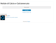 Tablet Screenshot of ilblogdituttocalcio.blogspot.com