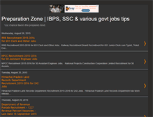 Tablet Screenshot of preparationzone.blogspot.com