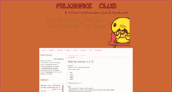 Desktop Screenshot of milkshake-club.blogspot.com