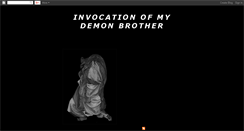 Desktop Screenshot of invocationdemonbrother.blogspot.com