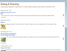 Tablet Screenshot of eatinganddrawing.blogspot.com