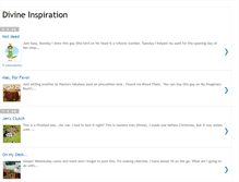 Tablet Screenshot of ourdivineinspiration.blogspot.com