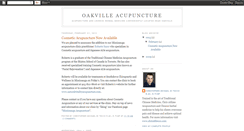 Desktop Screenshot of oakvilleacupuncture.blogspot.com
