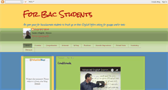 Desktop Screenshot of forbacstudents.blogspot.com