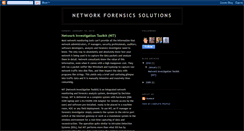 Desktop Screenshot of net-forensics.blogspot.com