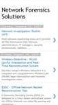 Mobile Screenshot of net-forensics.blogspot.com