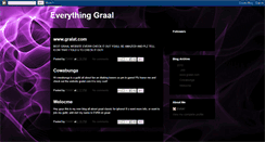 Desktop Screenshot of everythinggraal.blogspot.com