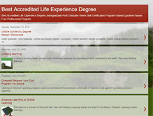 Tablet Screenshot of best-life-experience-degree.blogspot.com