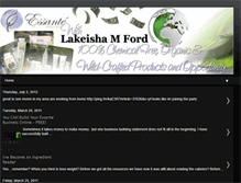 Tablet Screenshot of lakeishaford-essante-worldwide-blog.blogspot.com