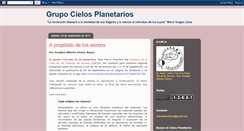 Desktop Screenshot of cielosplanetarios.blogspot.com