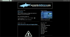 Desktop Screenshot of oceanicdefence.blogspot.com