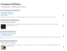 Tablet Screenshot of compound-editions.blogspot.com