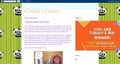 Desktop Screenshot of cloudyscorner22.blogspot.com