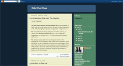 Desktop Screenshot of kohkhokhao.blogspot.com