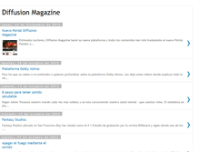 Tablet Screenshot of diffusionmagazine.blogspot.com