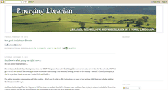 Desktop Screenshot of emerginglibrarian.blogspot.com