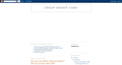 Desktop Screenshot of cheap-credit-card-source.blogspot.com