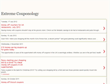 Tablet Screenshot of extreme-couponology.blogspot.com