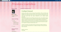 Desktop Screenshot of fricoteselacinhos.blogspot.com