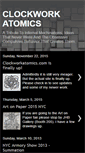 Mobile Screenshot of clockworkatomics.blogspot.com