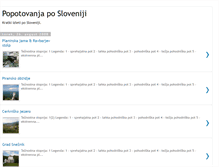 Tablet Screenshot of popotovanjaposloveniji.blogspot.com