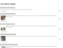 Tablet Screenshot of elnuevocanon.blogspot.com