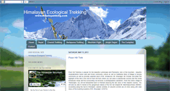 Desktop Screenshot of himalayahiking.blogspot.com